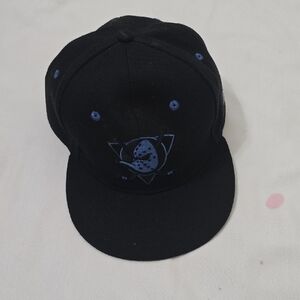 Anaheim MIGHTY DUCKS Black and Blue Logo Cap